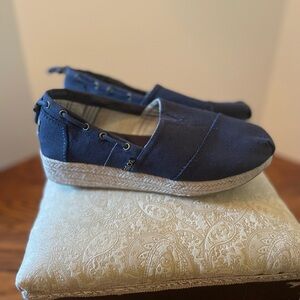 Bobs by Sketchers espadrille slip on’s.